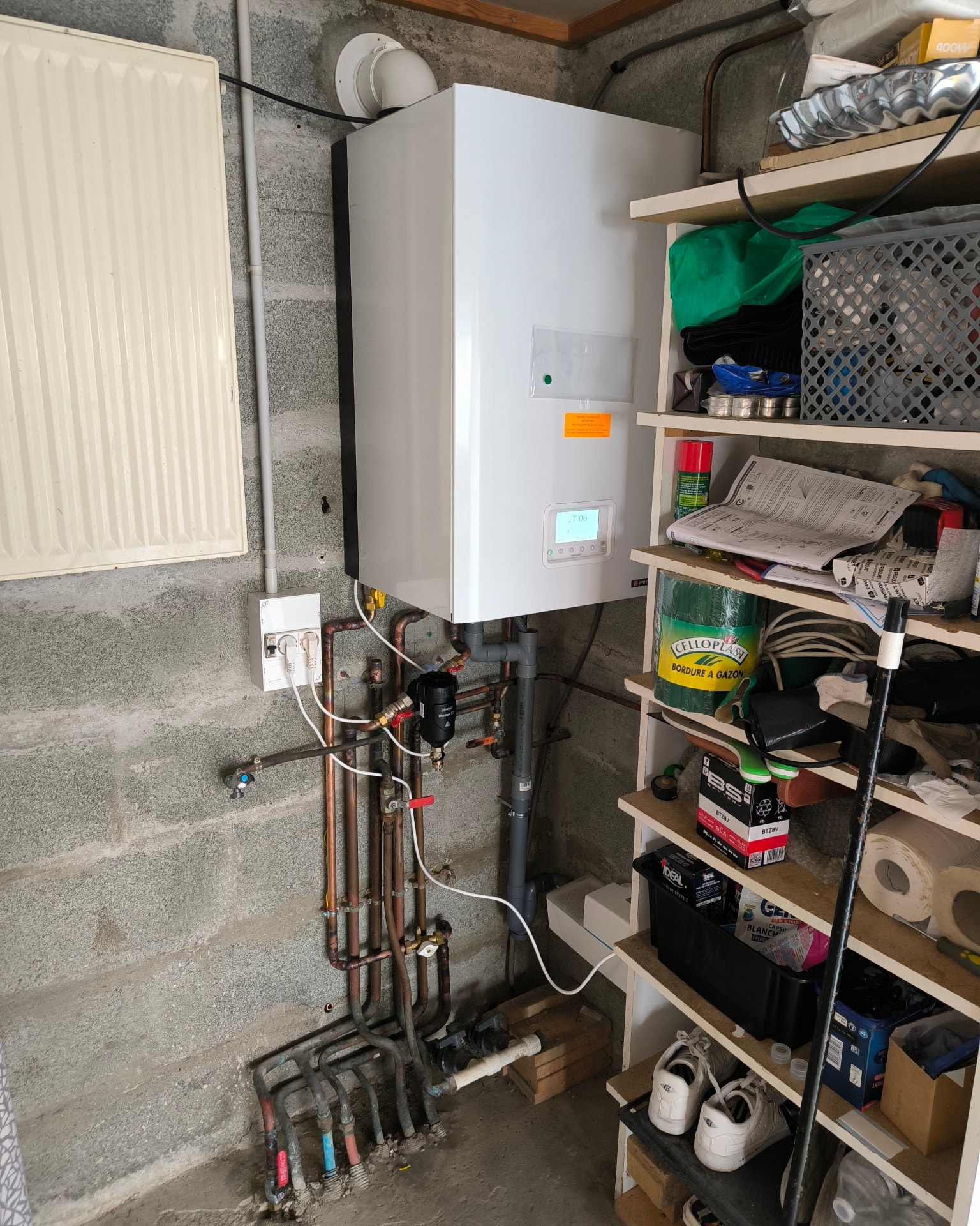 Installation chaudière gaz dans un logement